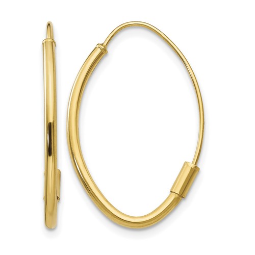 25mm real 14k yellow - 14k, gold