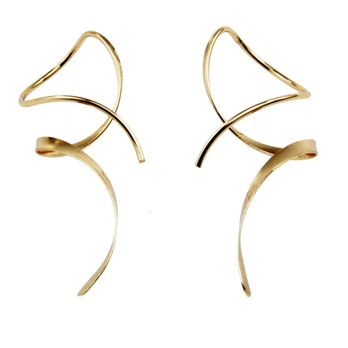 Earrings for women spiral - earrings,