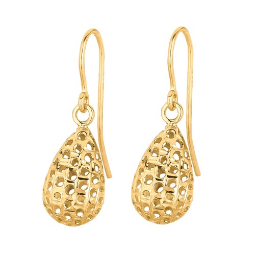 14k yellow gold fashion dangle - yellow,